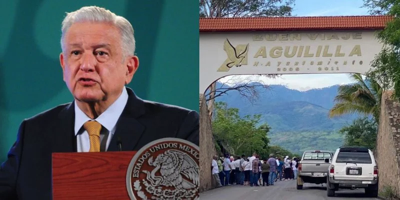 AMLO pide a pobladores de Aguililla 'no caer en ninguna provocación'