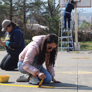 IJUM y vecinos de Tiripetío rescatan espacio público en la comunidad “La Hierbabuena”