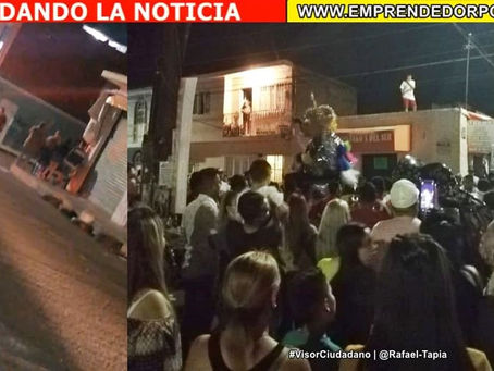 Toritos se desatan esta noche ante falta de policías: Machetazos, navajazos pedradas y hasta balazos
