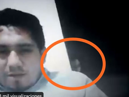 Maestro daba clase online normal, pero alumnos vieron ser extraño (+Video)