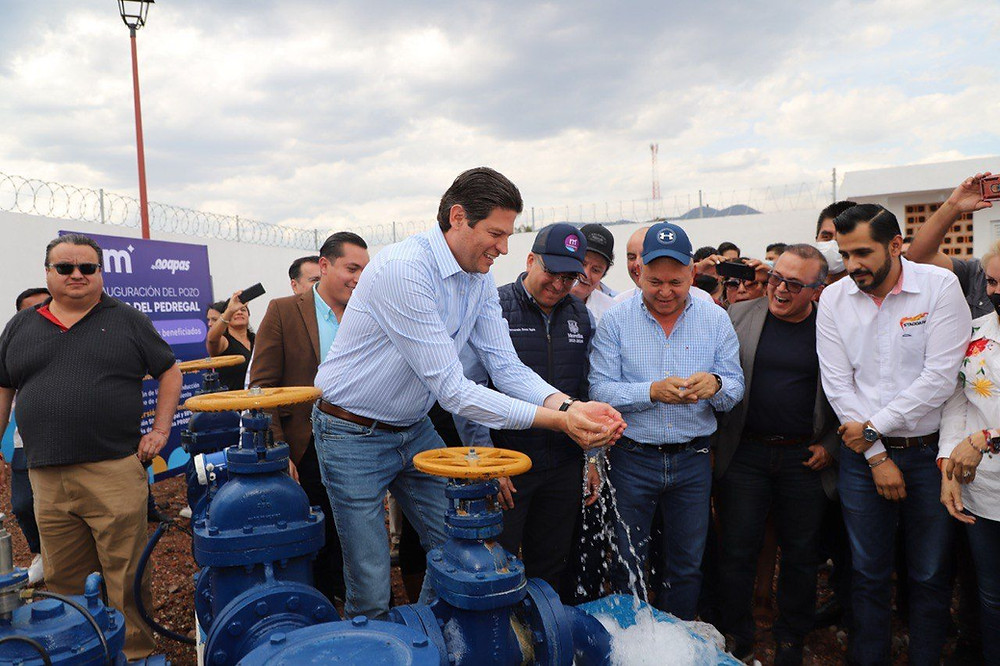 Villas del Pedregal estrena pozo de agua para el beneficio de 25 mil personas