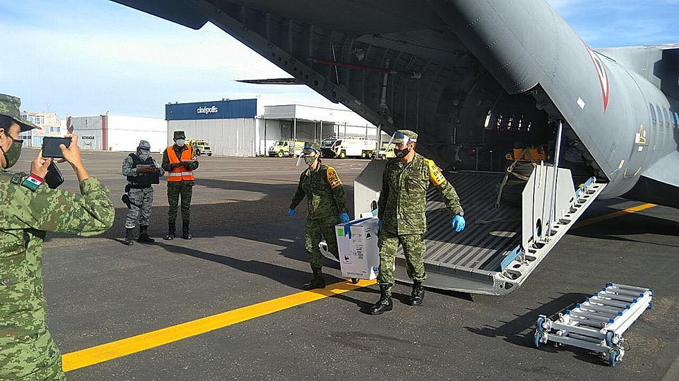 Arriban las primeras vacunas anticovid-19 en Michoacán