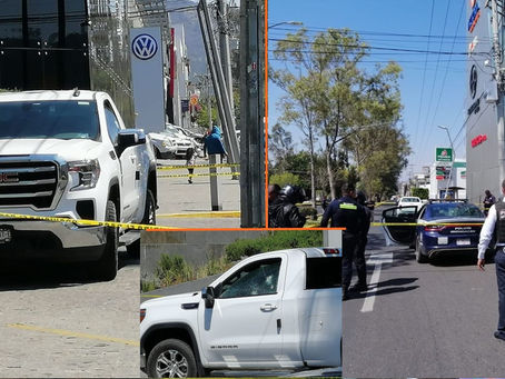 #Morelia: Sujetos en motocicleta atacan a balazos a conductor en crucero Mil Cumbres (+Fotos)