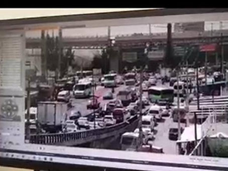 Difunden nuevo video de la explosión de la pipa de gas en el puente de La Concordia, Iztapalapa