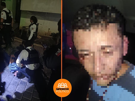 Policía Morelia detiene a sujeto que agredió a agente de Guardia Nacional en Villas del Pedregal