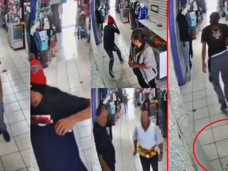 Video de seguridad muestra el ataque a joven de seguridad de Grupo Tigres y escape del agresor