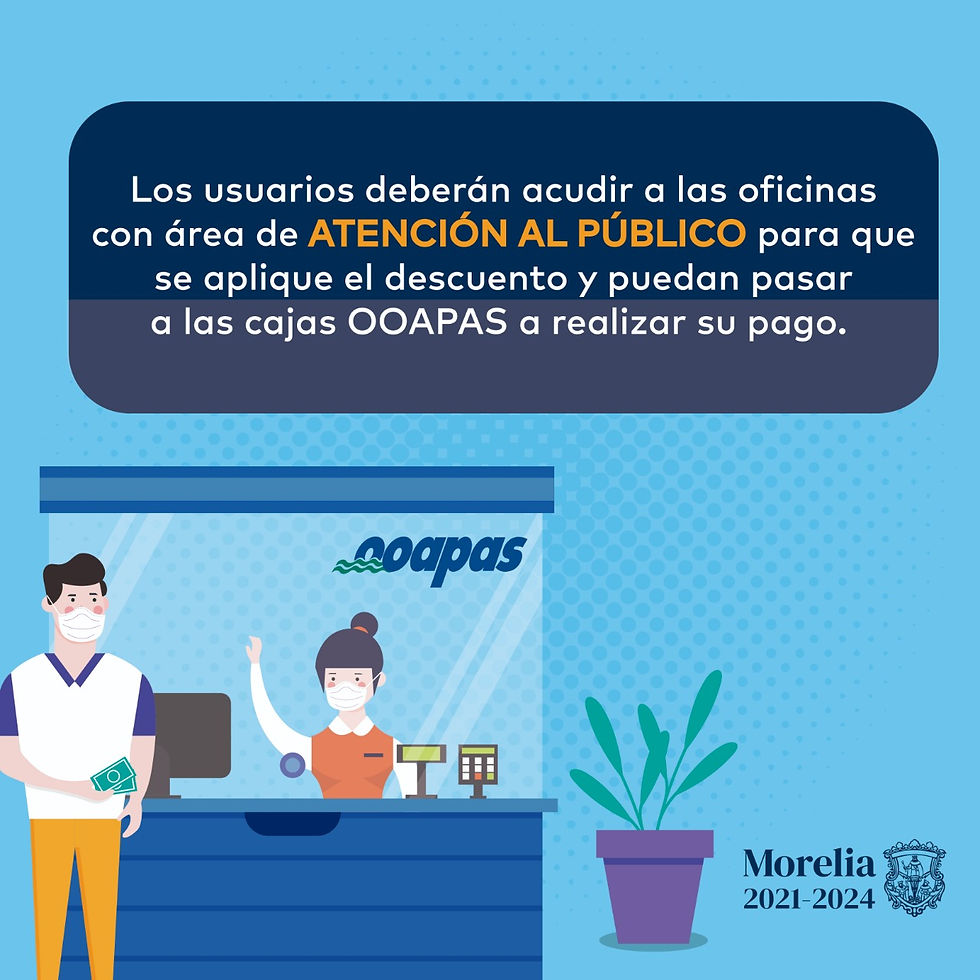 Atención: El OOAPAS se suma al Buen Fin con descuentos en multas y recargos