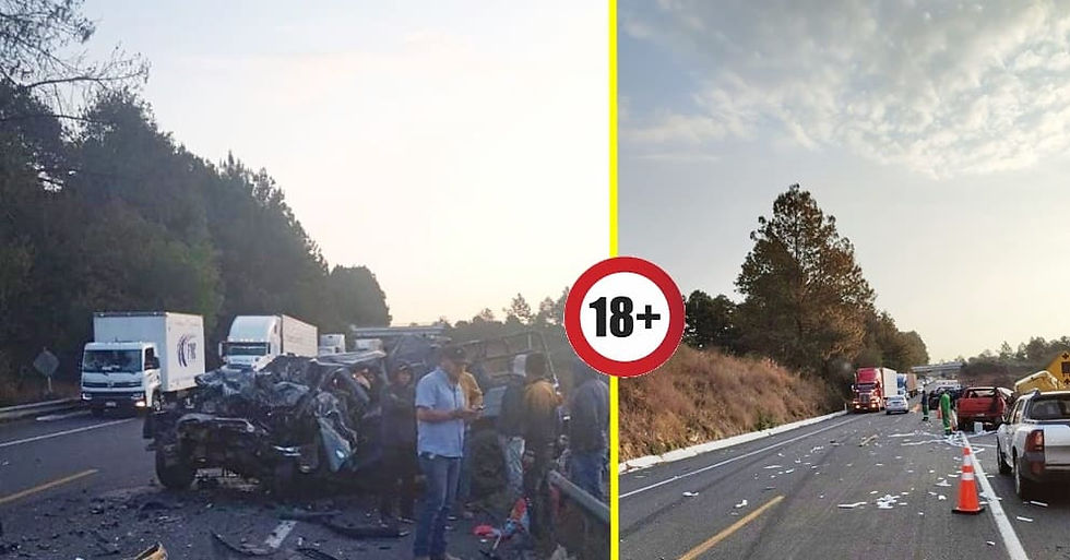 Grave accidente en la Siglo XXl esta mañana deja muertos y varias personas heridas