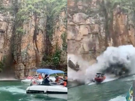 Varios muertos tras derrumbe de un cañón en Brasil (+Video)