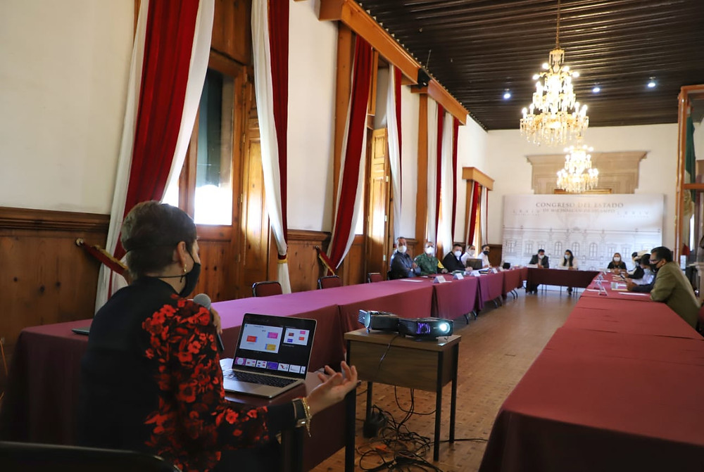 Presenta SSM estrategia contra COVID-19 en el Congreso del Estado