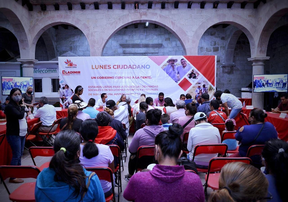 Lunes de audiencia ciudadana en Tarímbaro