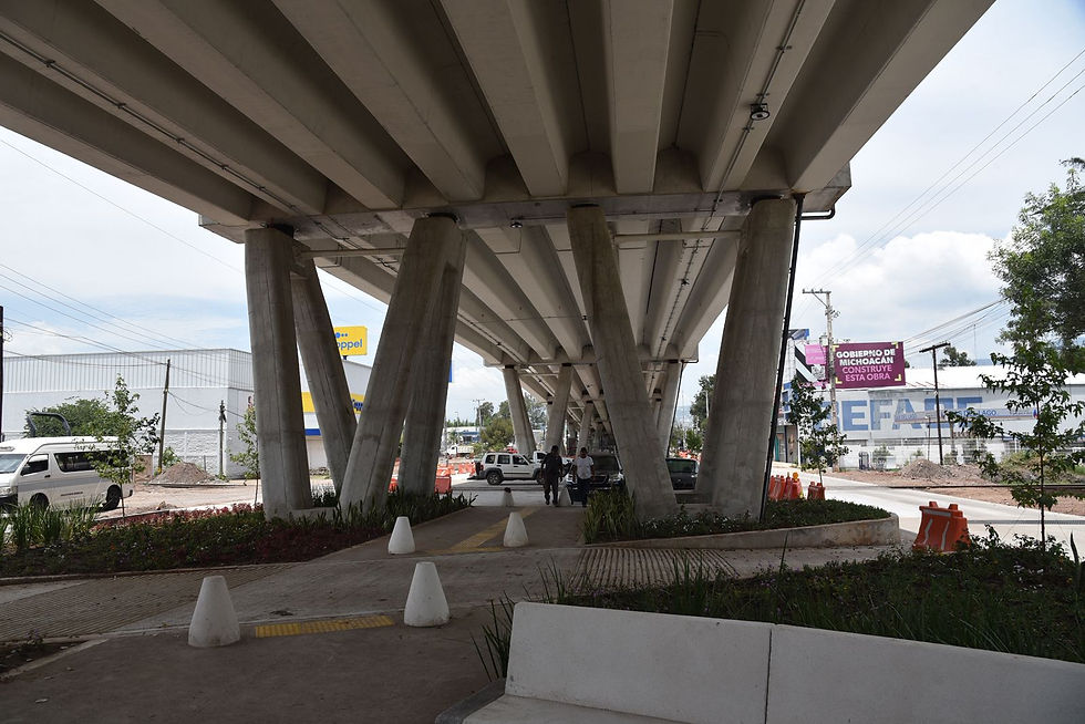 En septiembre se inaugura al 100 % el paso superior ferroviario Independencia
123