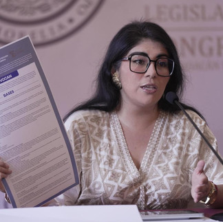 Presentan Vanessa Caratachea y Grecia Aguilar Convocatoria para el Parlamento Infantil Incluyente 2025