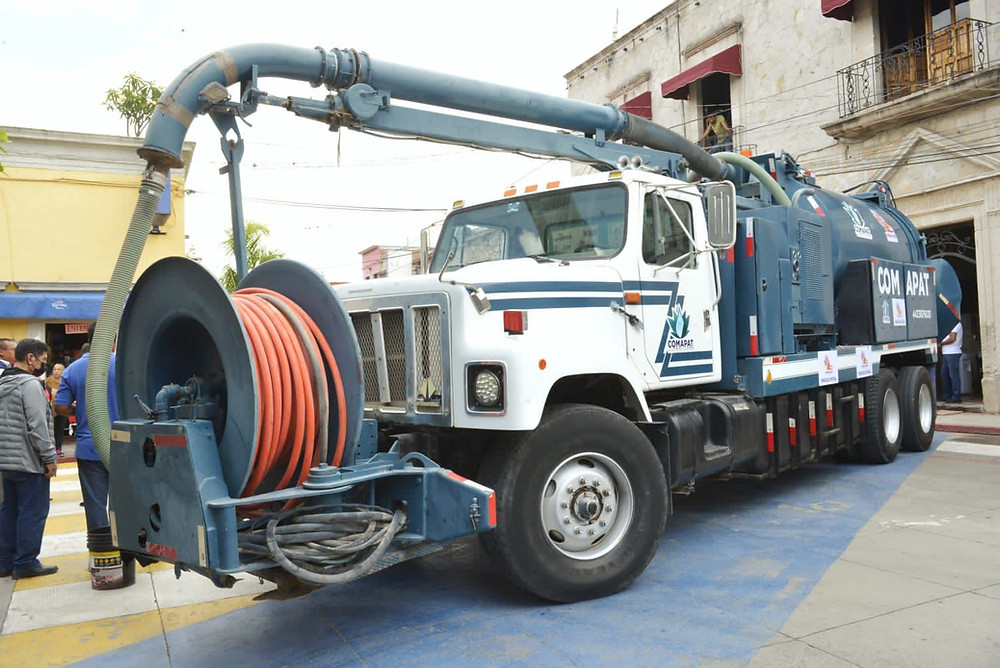 Adquiere Gobierno de Tarímbaro camión vactor para evitar inundaciones