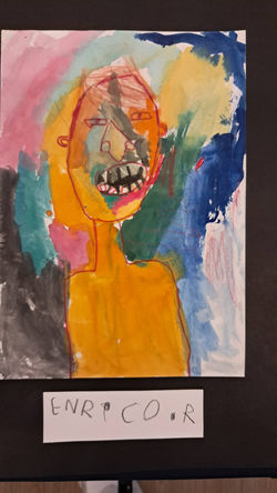 Retrato fauvista- 1º ano