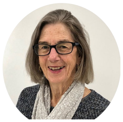 An image of an older women, Shirley Court, smiling.