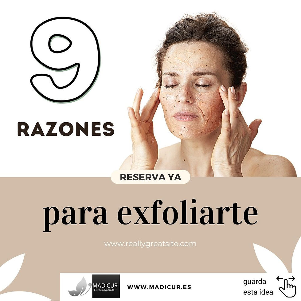 9 razones para exfoliarte en madicur