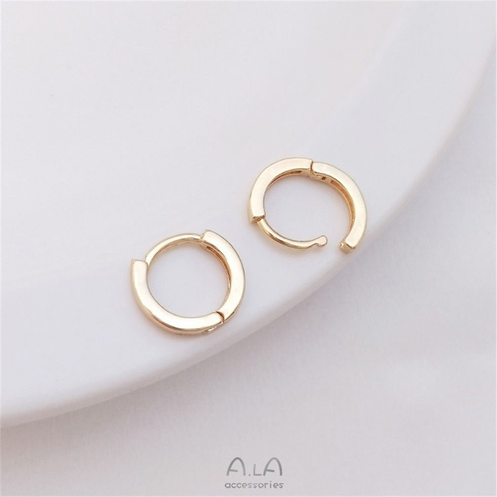 Thumbnail: Golden Halo Stud Earrings
