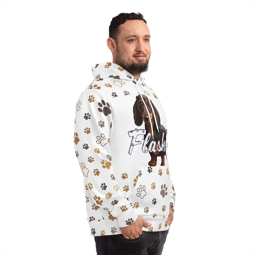 Thumbnail: FC FLASHES 2023 DACHSHUND 1.0 Premium Hoodie (AOP)