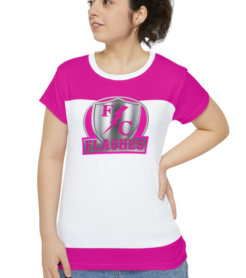 FC SHIELD PINK EDITION Women's Short Sleeve Shirt
