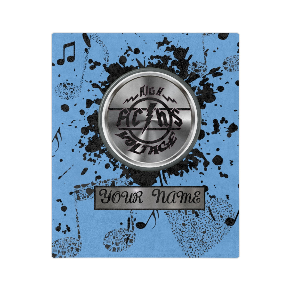 FC HIGH VOLTAGE Blue 1.2 Edition Velveteen Minky Blanket