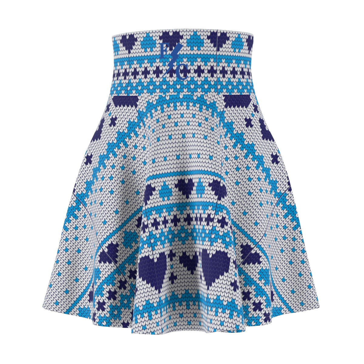 FC Christmas Sweater Skirt Women's Skirt