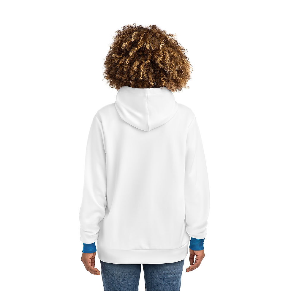 Thumbnail: FC AQUATICS SWIMMING White Hoodie (AOP)