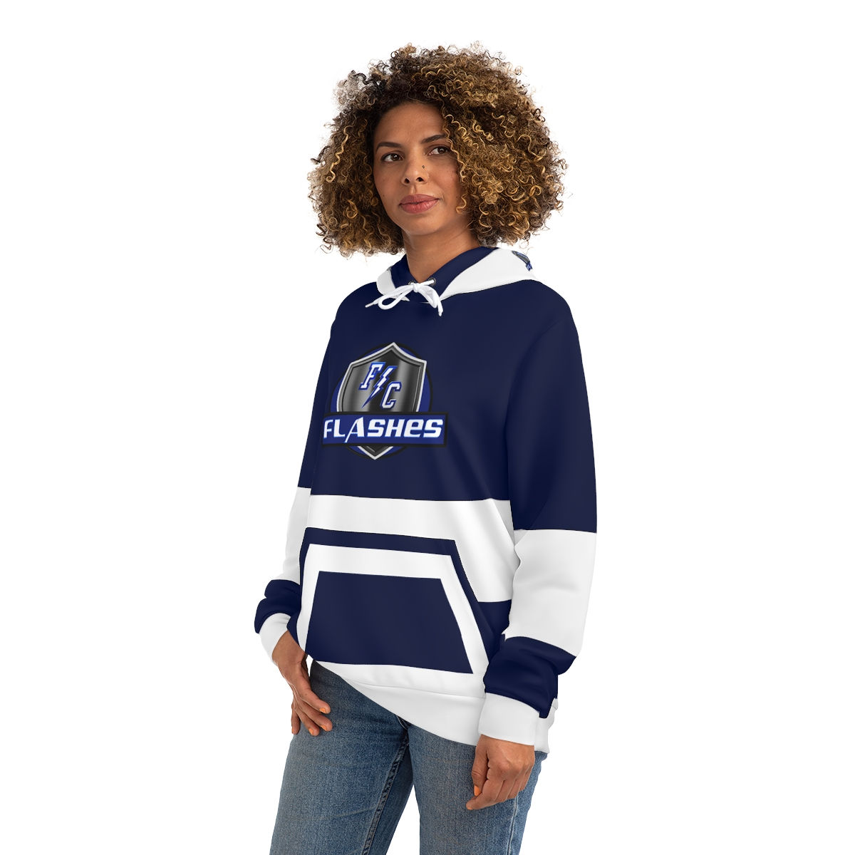 FC FLASHES 2023 Blue/White Limited Edition Premium Hoodie