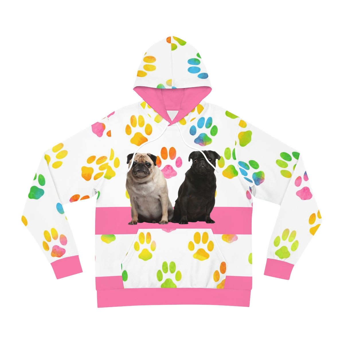 Black sheep in every family Pug V3 DOG COLLECTION 2023 Premium Hoodie (AOP)