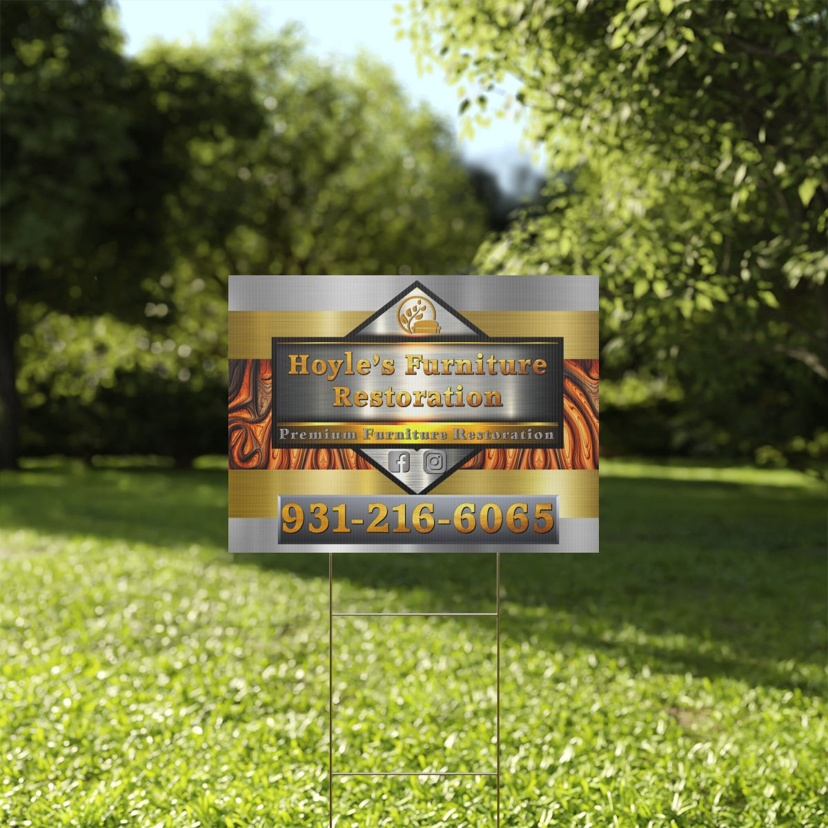 HOYLE Plastic Yard Sign