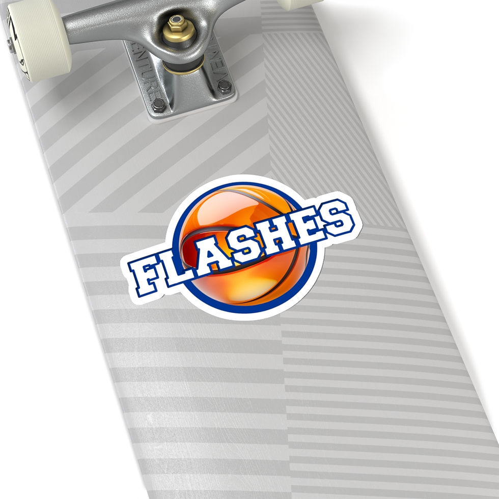 Thumbnail: FLASHES BASKETBALL Kiss-Cut Stickers