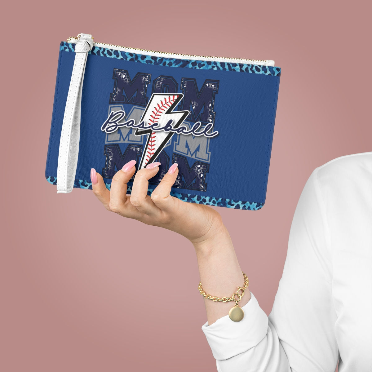 Baseball Mom Clutch Bag