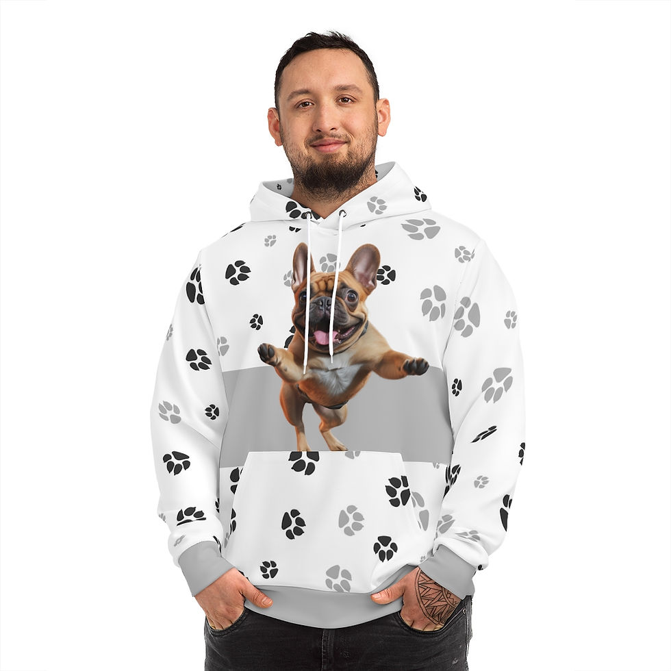 Thumbnail: PUG DOG COLLECTION 2023 Premium Hoodie (AOP)