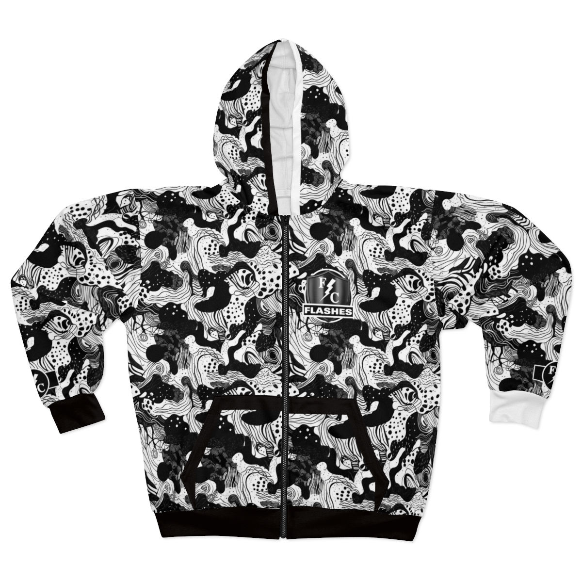 Prototype Bobby Unisex Zip Hoodie (AOP)