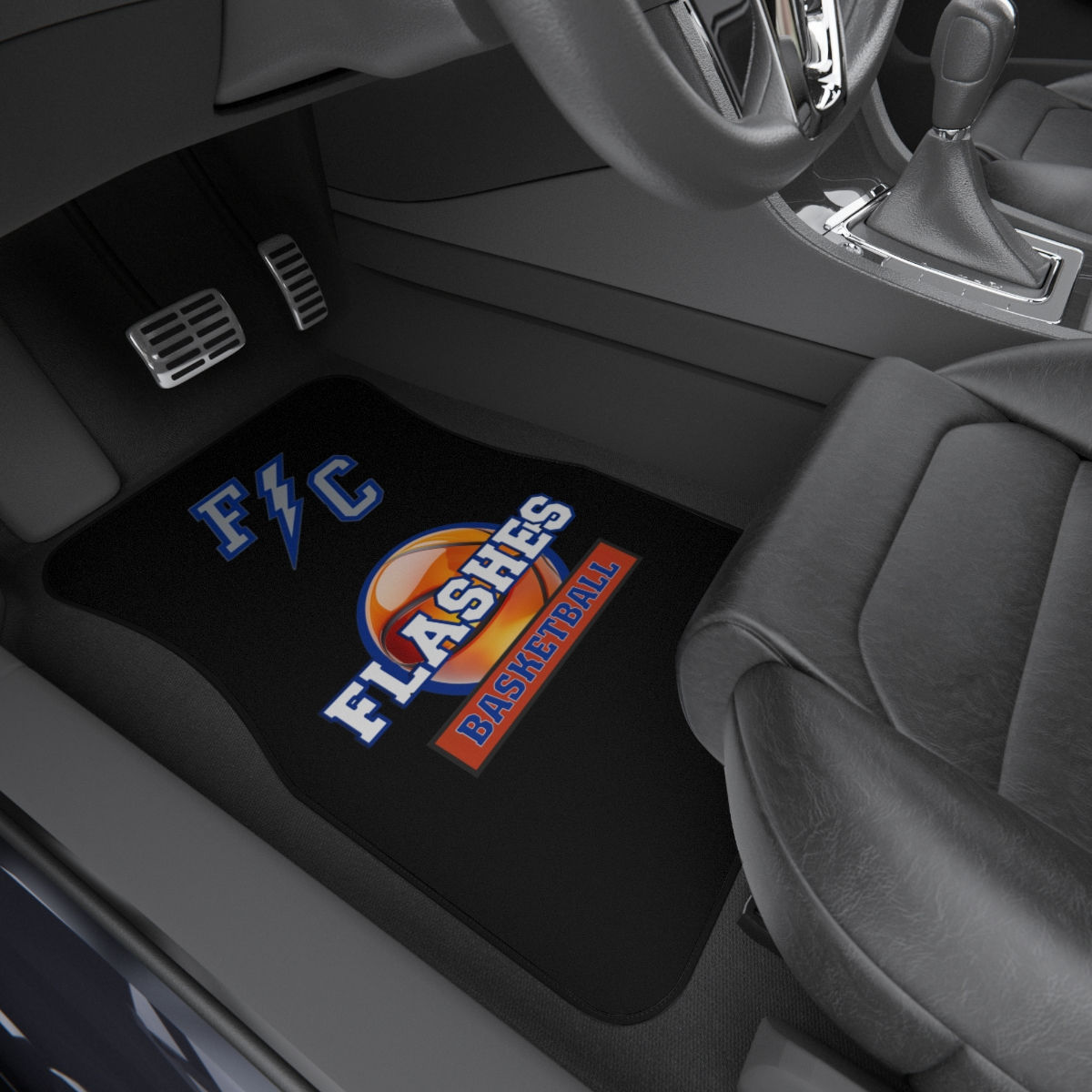 FLASHES BASKETBALL Car Mats (Set of 4)