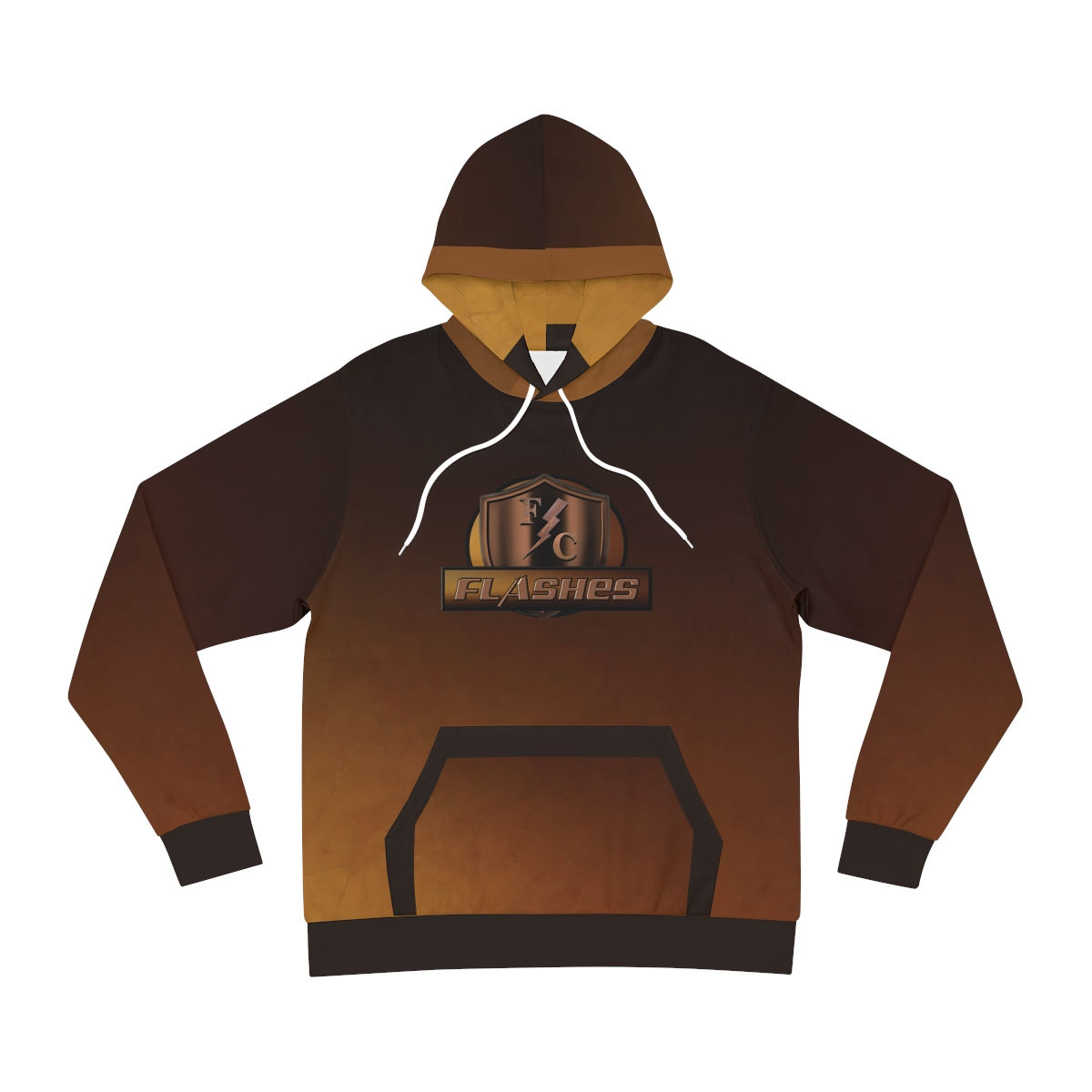 FC BROWN COPPER DESIGN Fashion Hoodie (AOP)