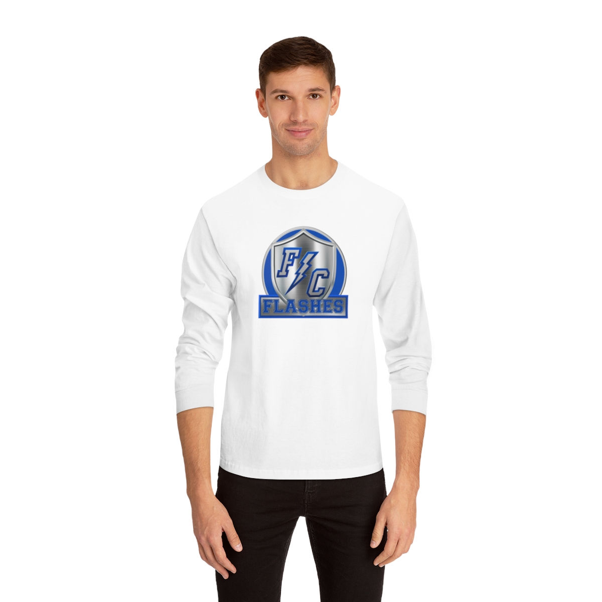 FC FLASHES BLUE SHIELD Classic Long Sleeve T-Shirt