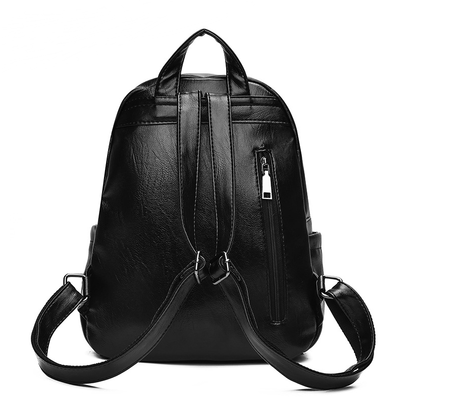 Miniatura: Chic PU Leather Backpack for Women