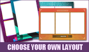 Photo booth printed layout options
