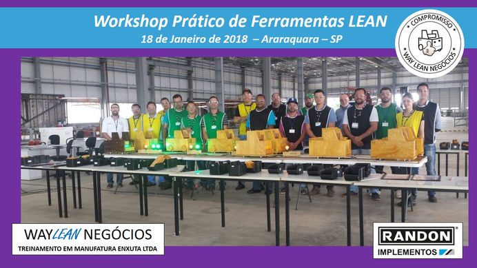 Avaliação do curso do dia 18.01.2018 - Workshop de ferramentas LEAN Cidade de Araraquara - Ran