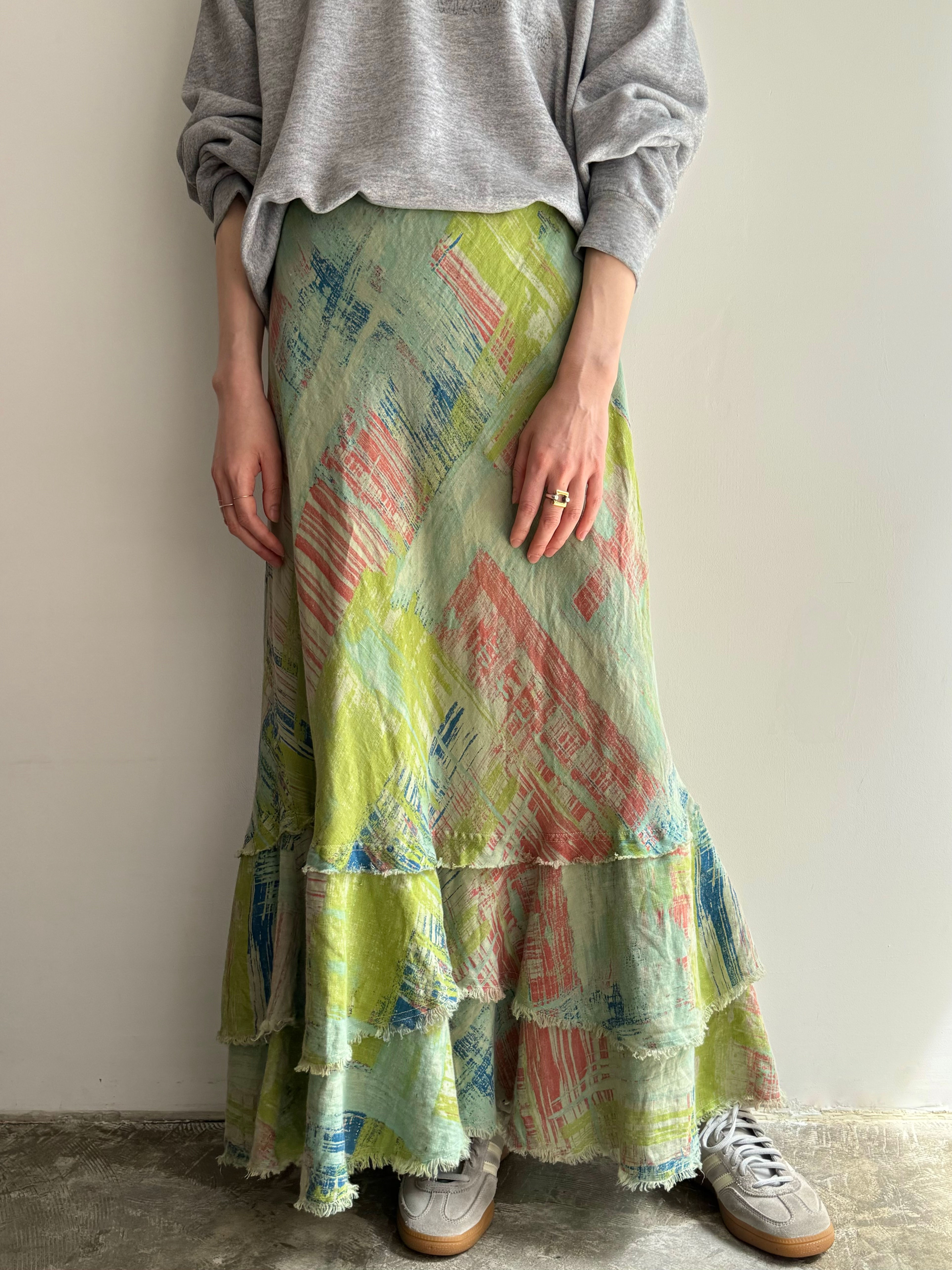 90's layered skirt