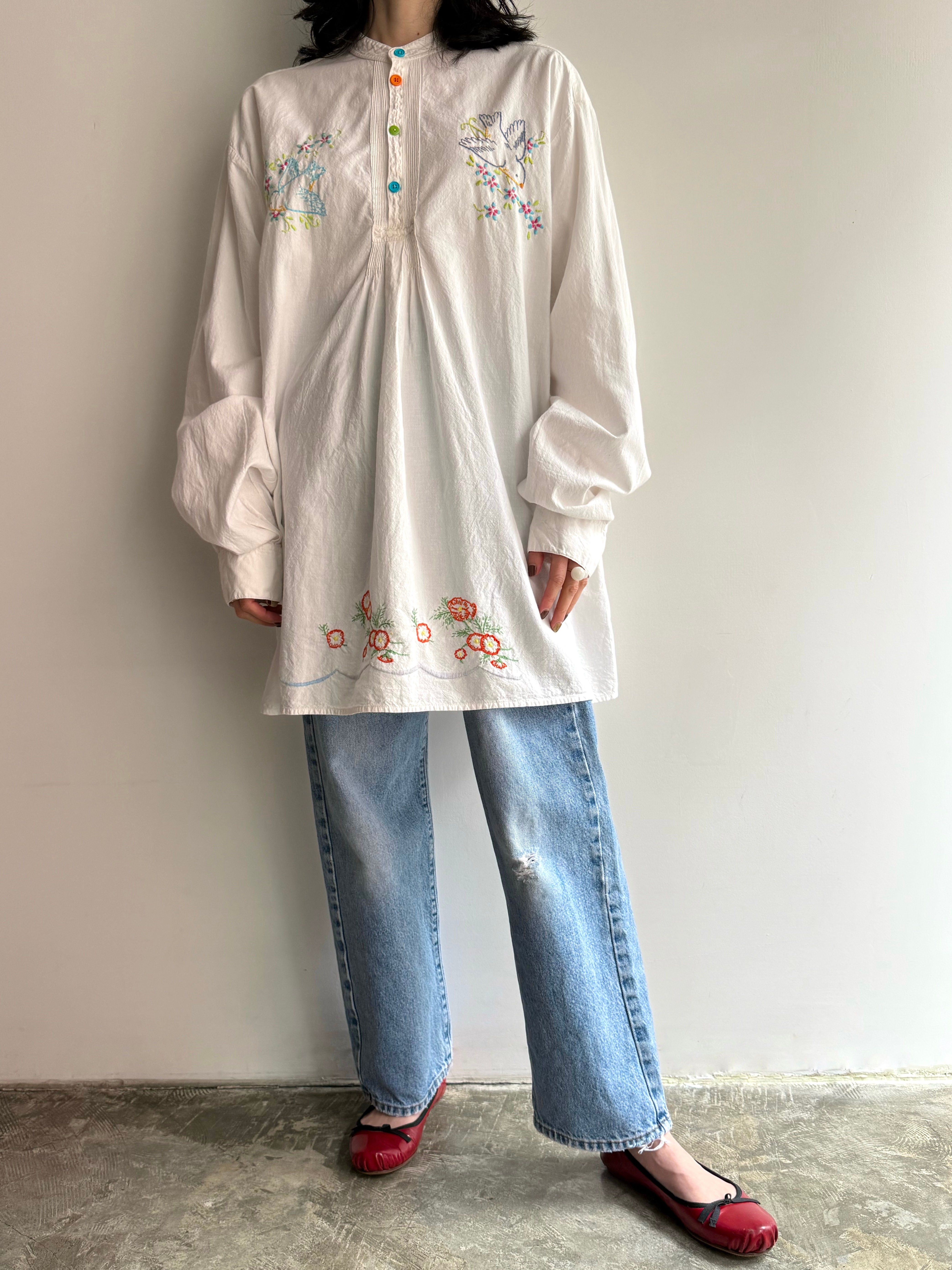 hand embroidered shirt