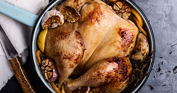 Pavo asado