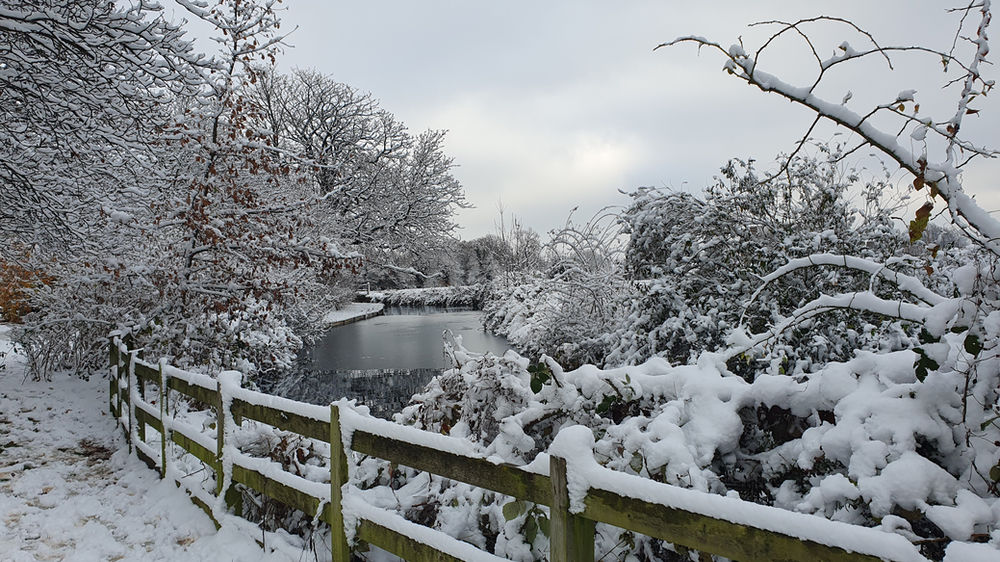 It snowed in London!