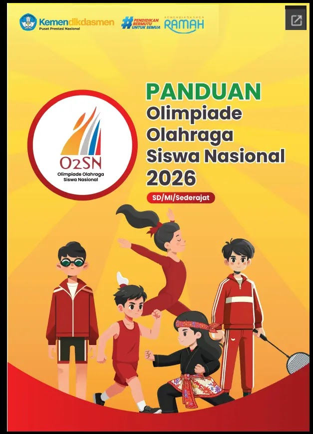 Panduan atau Juknis O2SN SD Tahun 2026