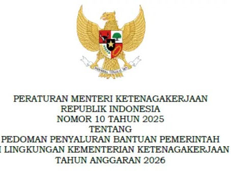 Permenaker Nomor 10 Tahun 2025 