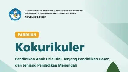 Panduan Pelaksanaan Kokurikuler di Sekolah TK PAUD SD SMP SMA SMK Edisi Tahun 2025/2026 yang diterbitkan BSKAP Kemendikdasmen