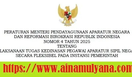 Permenpan RB Nomor 4 Tahun 2025