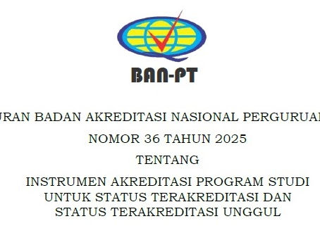 Peraturan BAN PT Nomor 36 Tahun 2025 tentang Instrumen Akreditasi IAPS 5.1