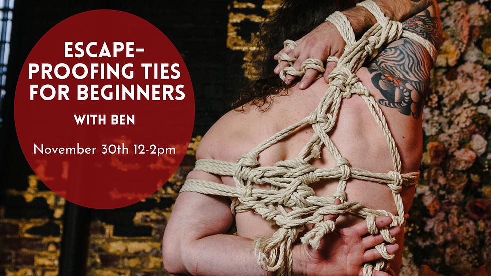 Escape Proofing Ties For Beginners